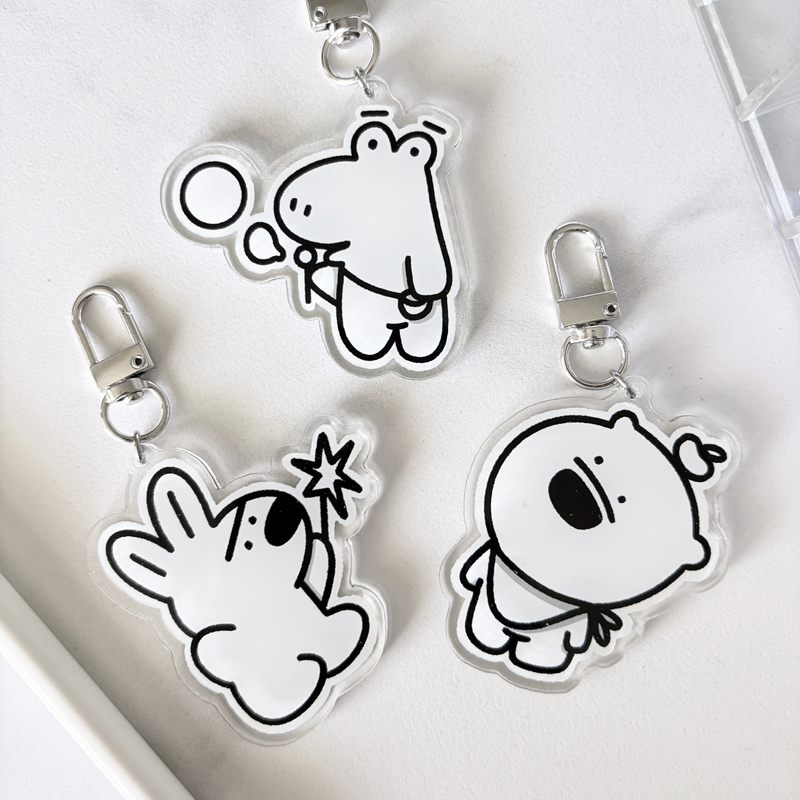 DABAO AND FRIENDS KEYCHAIN