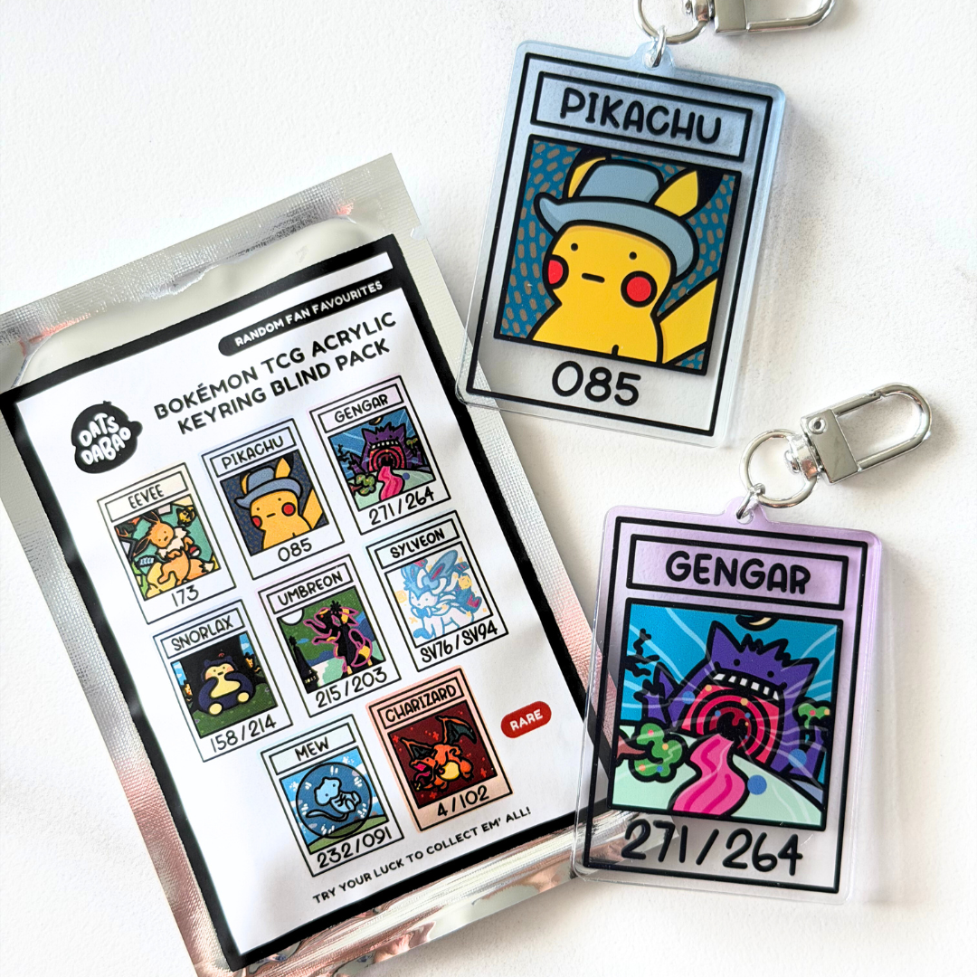 Bokémon TCG Acrylic Keychain