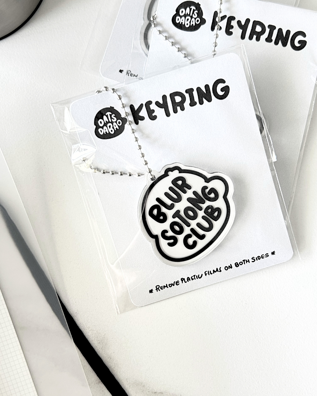 Blur Sotong Club Keyring