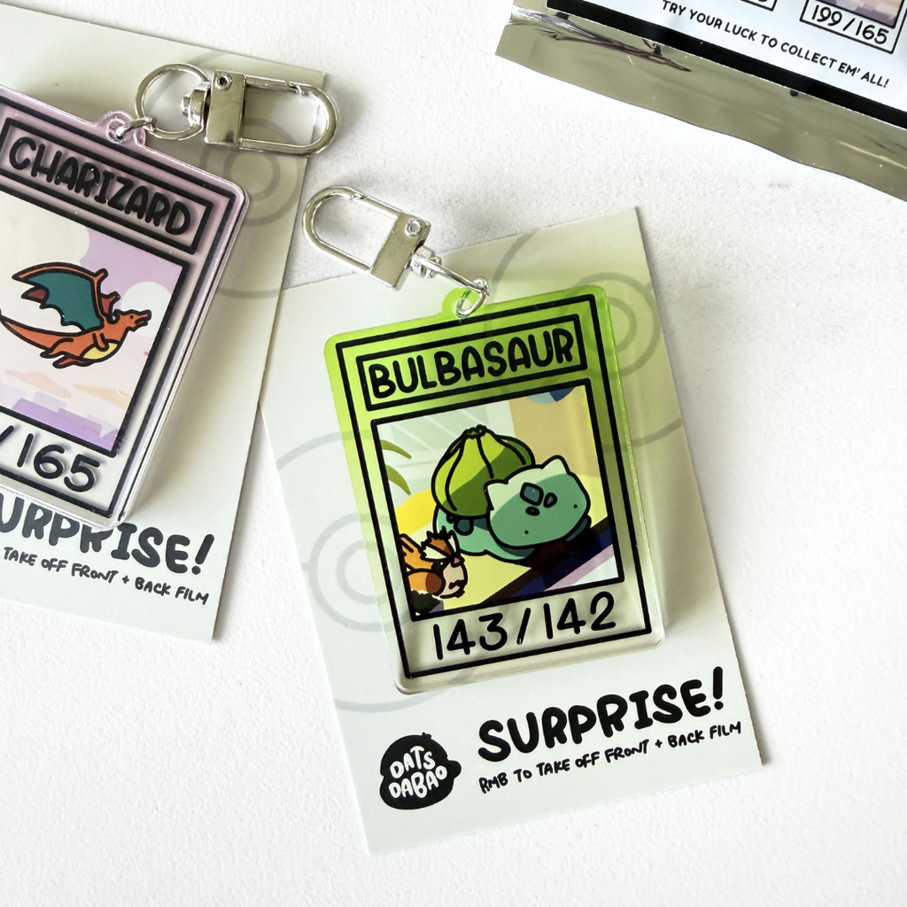 Bokémon TCG Acrylic Keychain - Gen 1