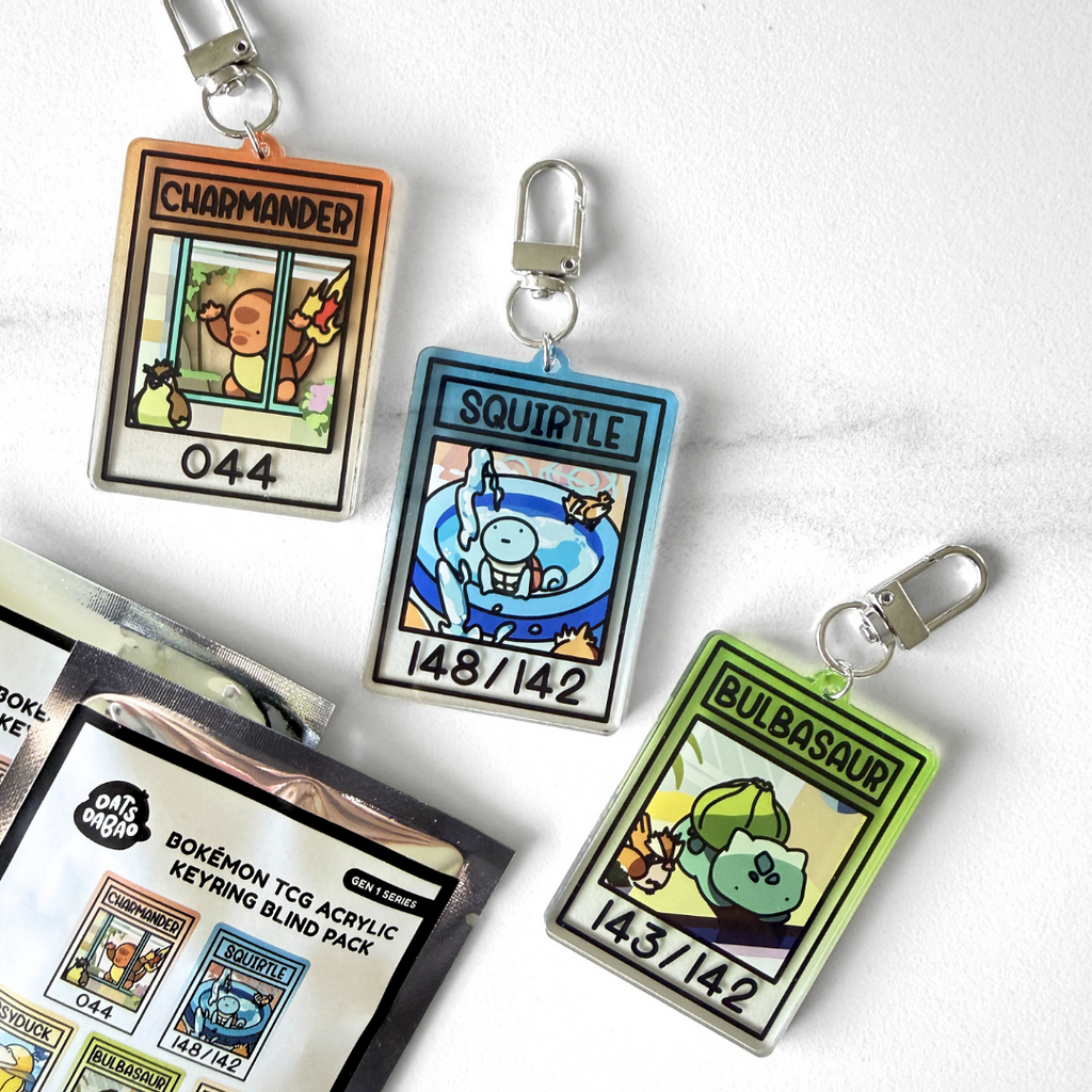 Bokémon TCG Acrylic Keychain - Gen 1