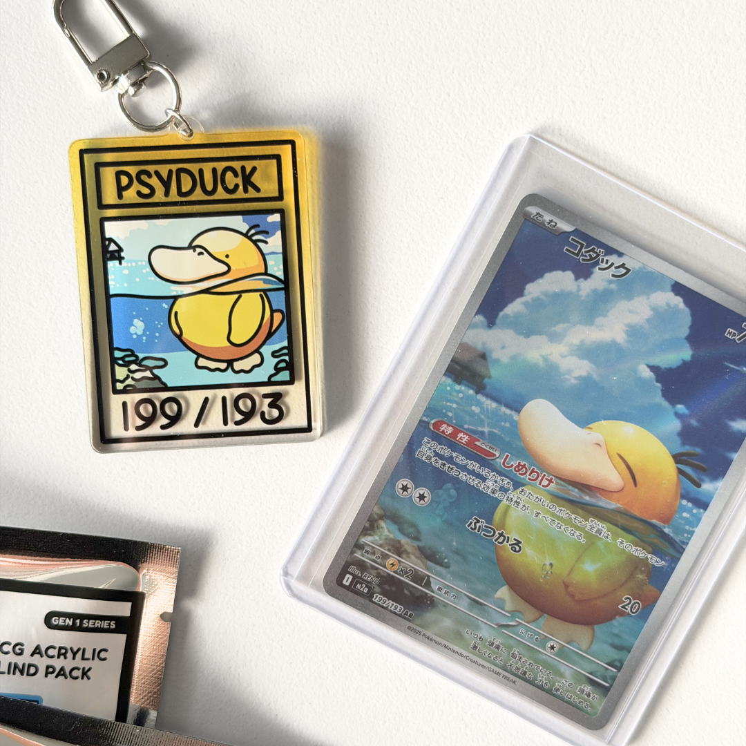 Bokémon TCG Acrylic Keychain - Gen 1