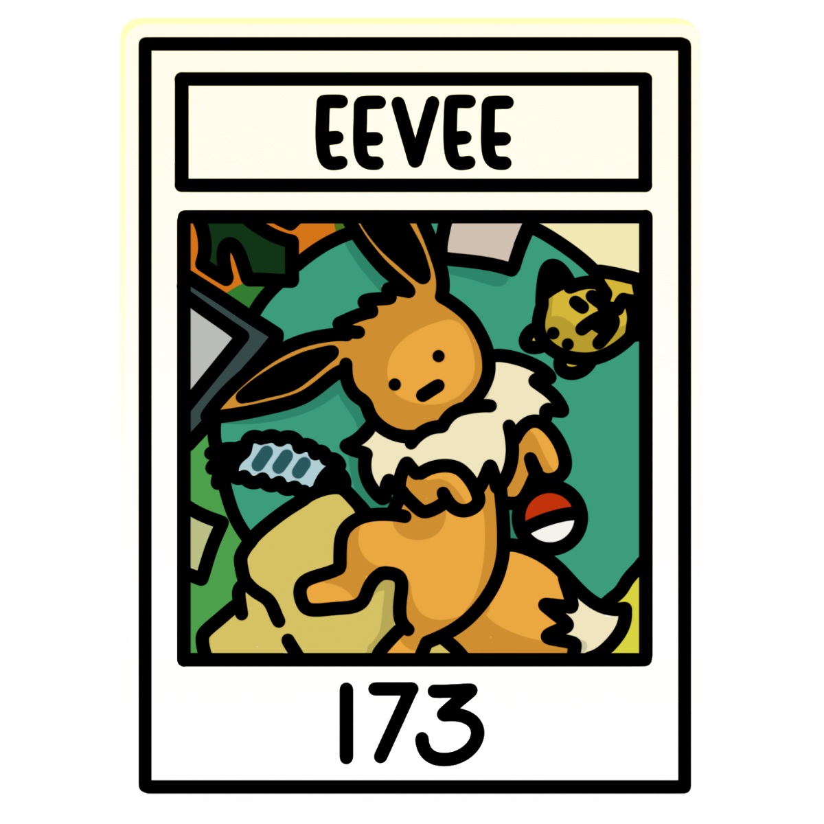 Bokémon TCG Acrylic Keychain - Fan Fave Series