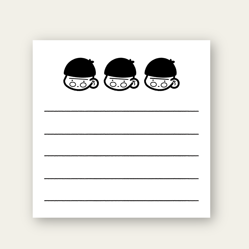 Triple Dabao Memo Pad