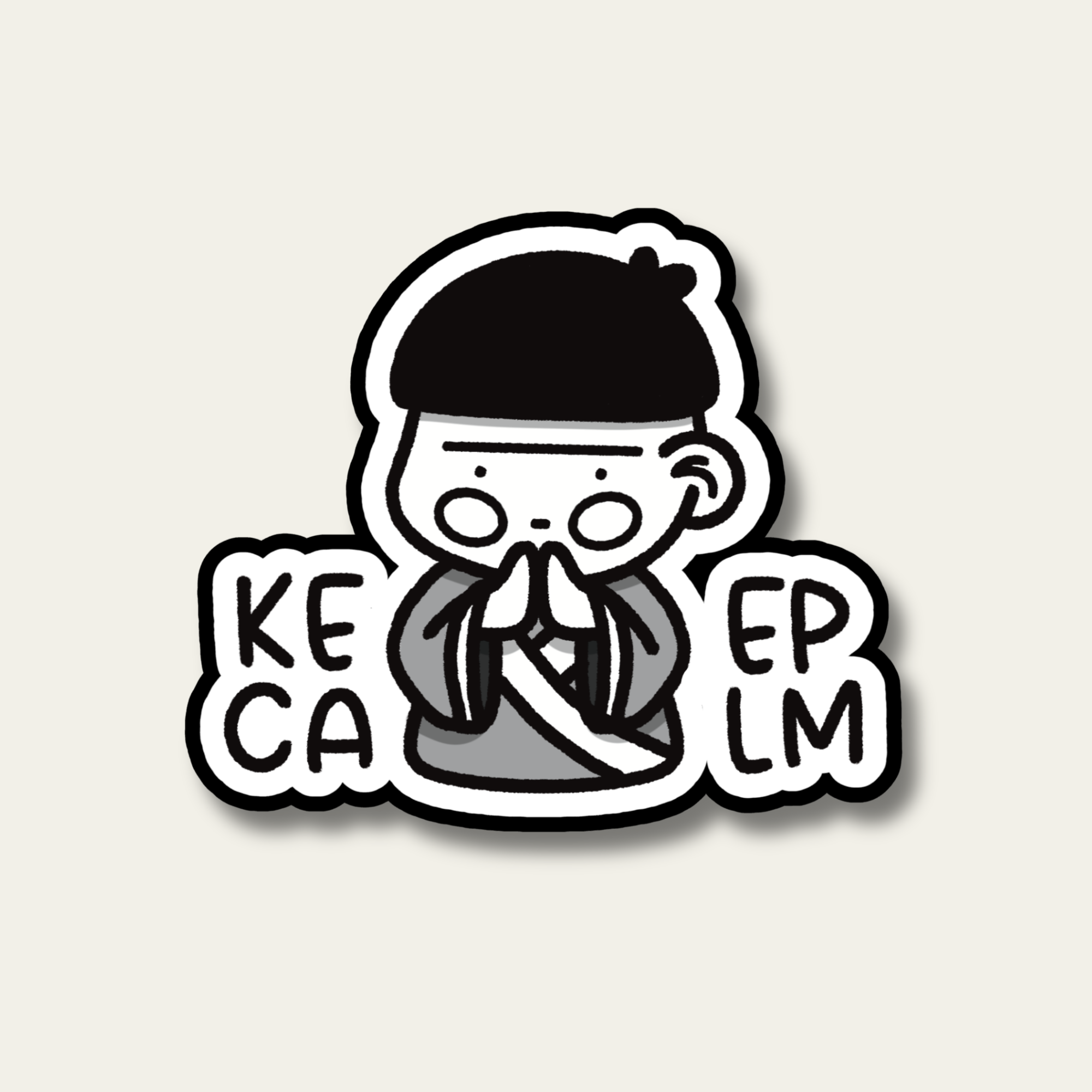 Keep Calm Bao Sticker