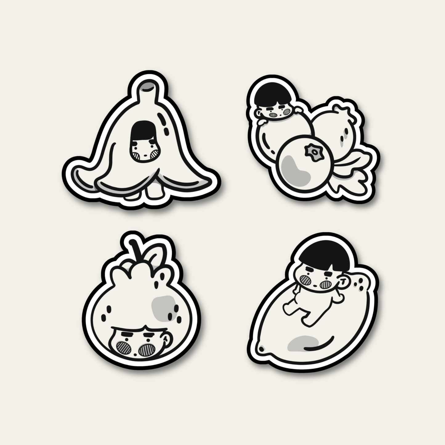 Fruit Bao Sticker Pack
