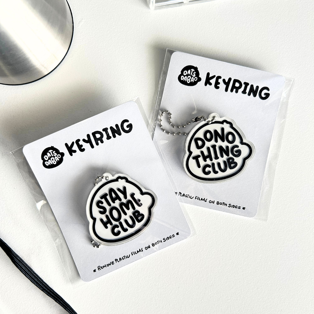 Do Nothing Club Keyring
