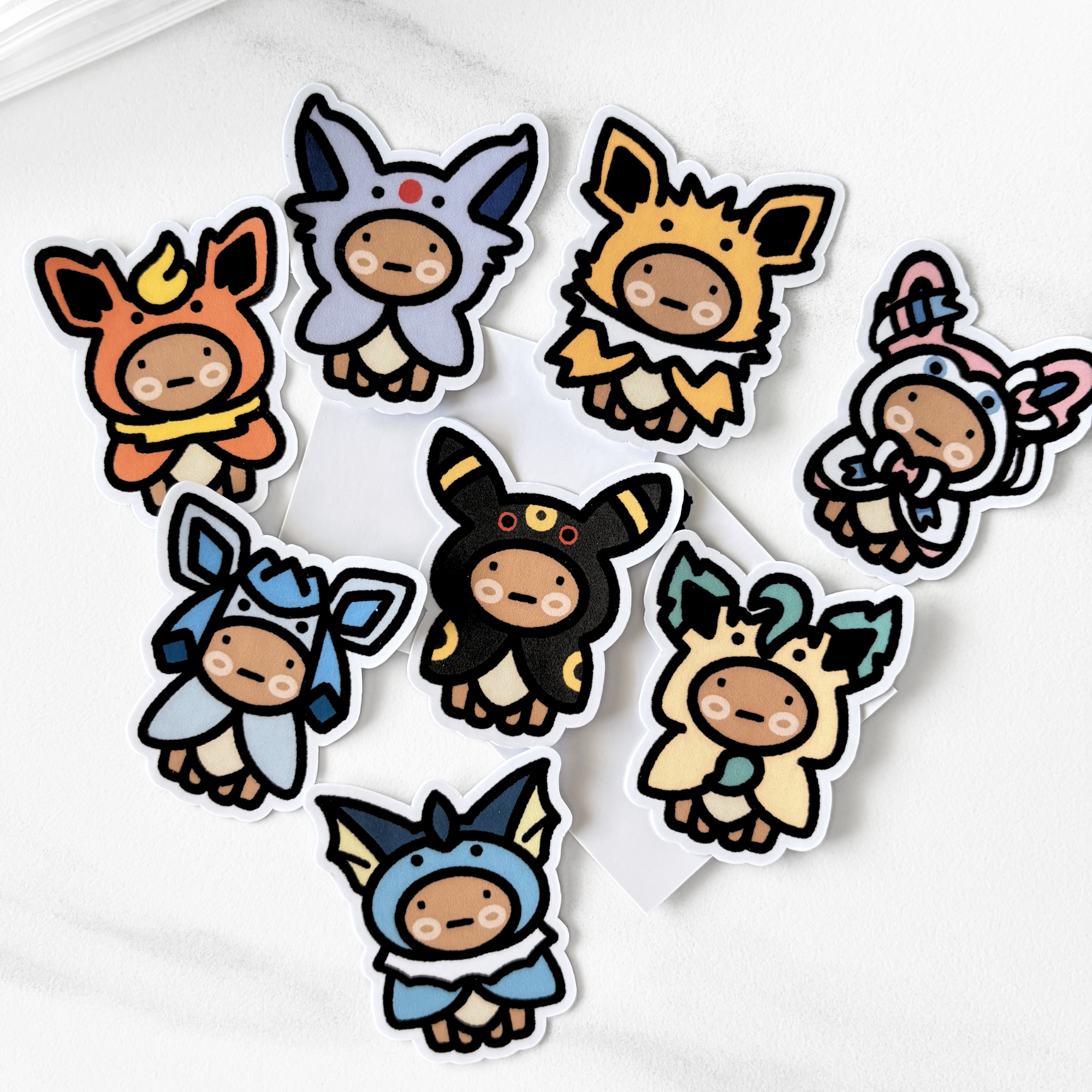 Poncho Wearing Eevee Set