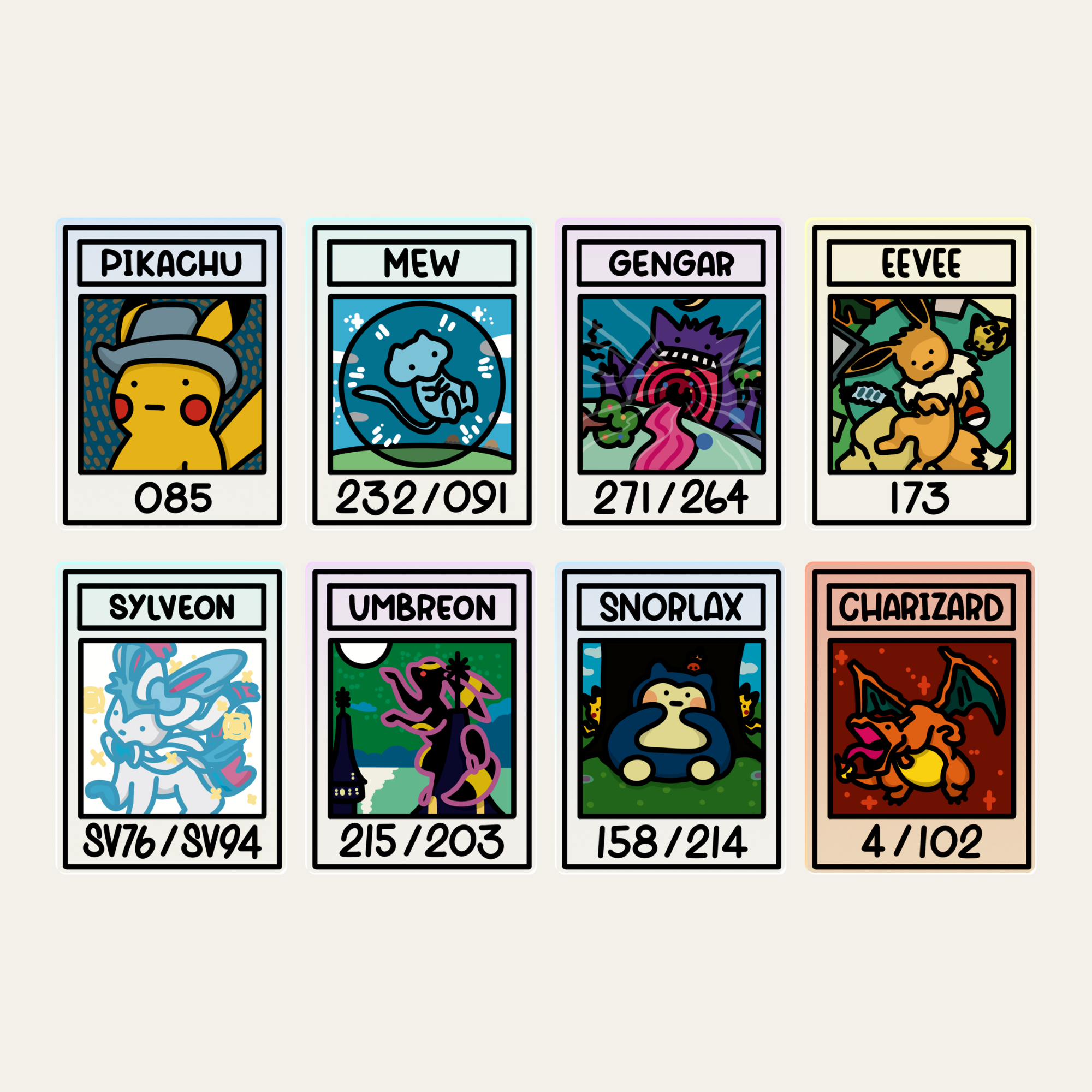 Bokémon TCG Acrylic Keychain - Fan Fave Series
