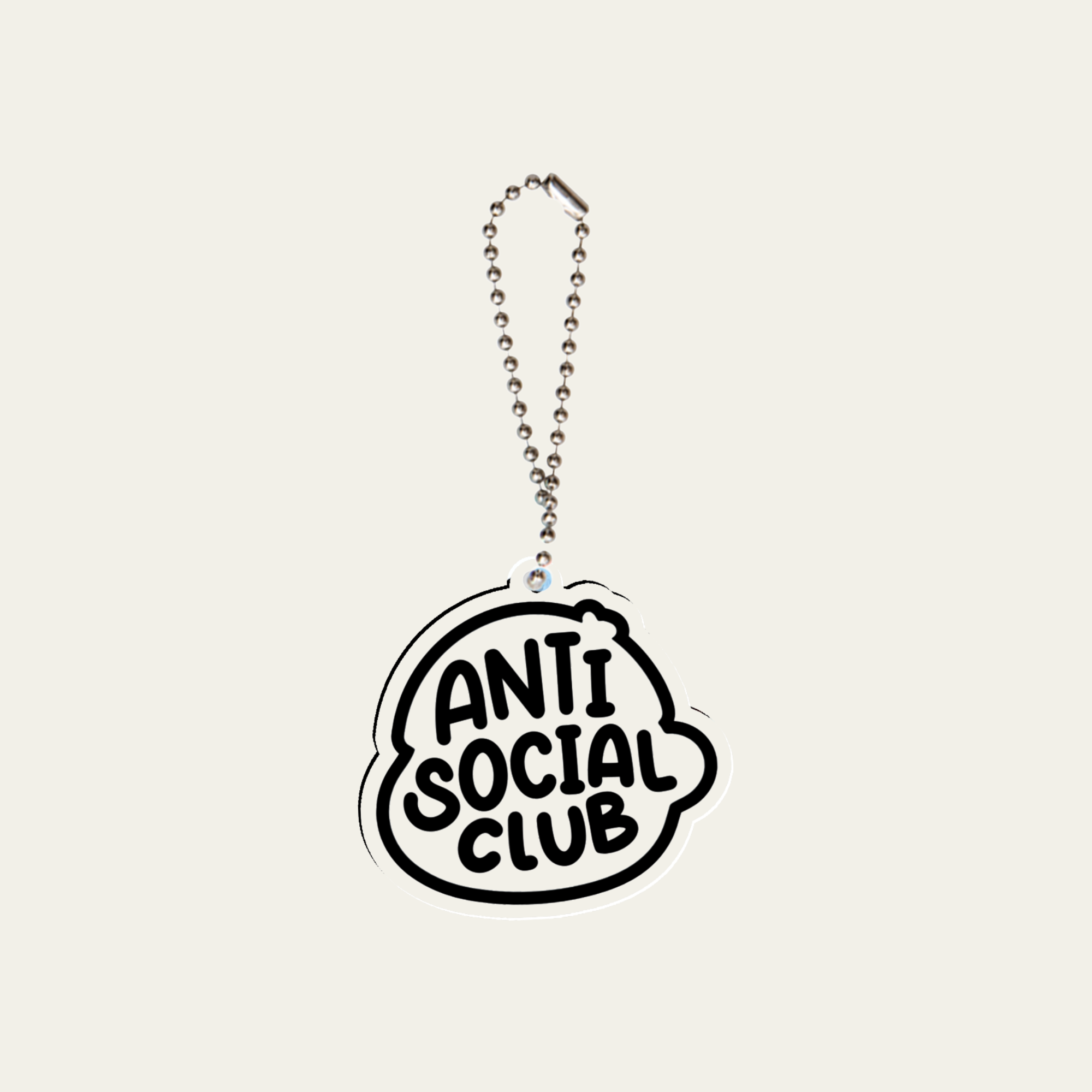 Anti Social Club Keyring
