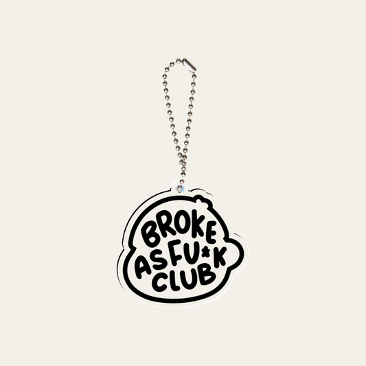 Broke AF Keyring