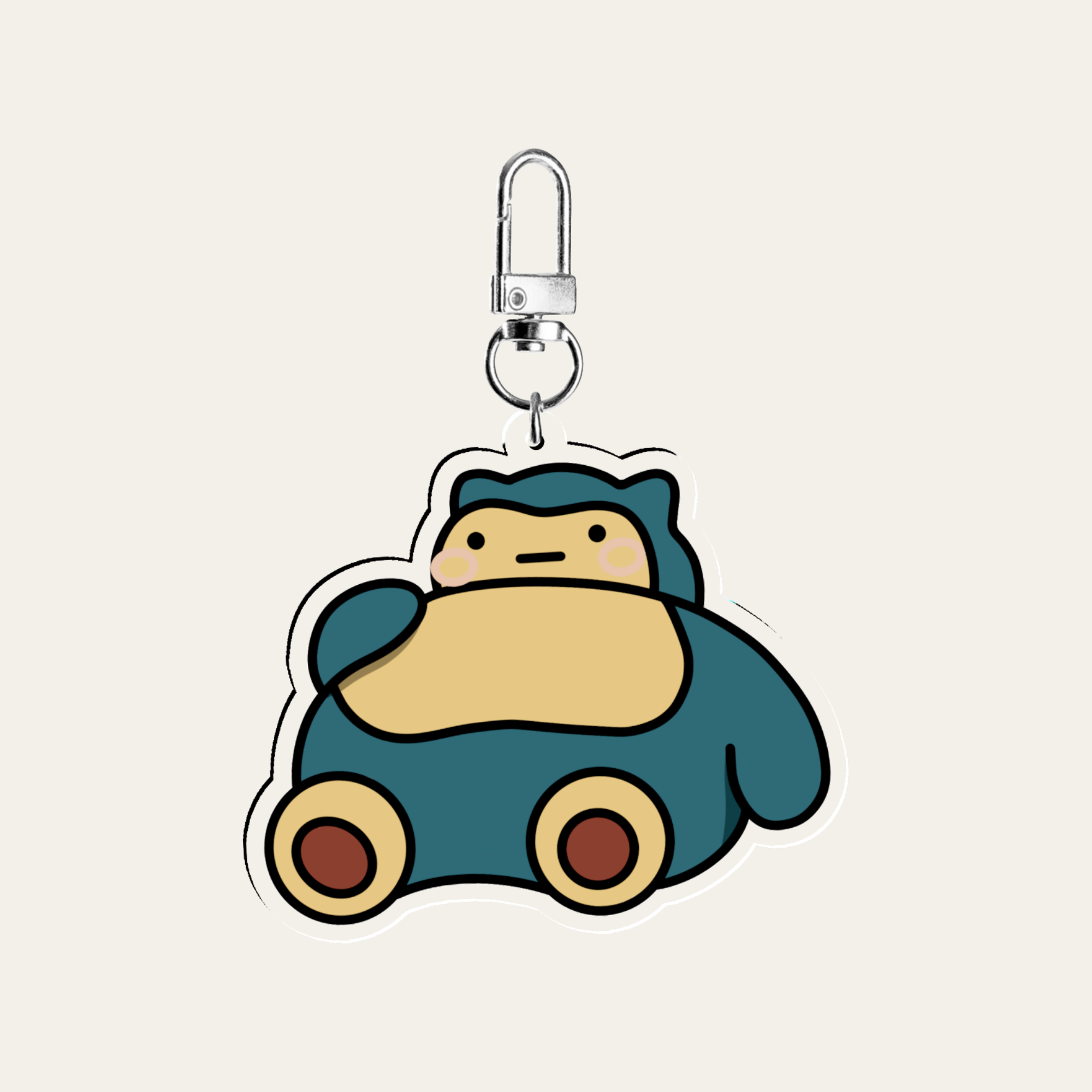 Snorlax Keychain