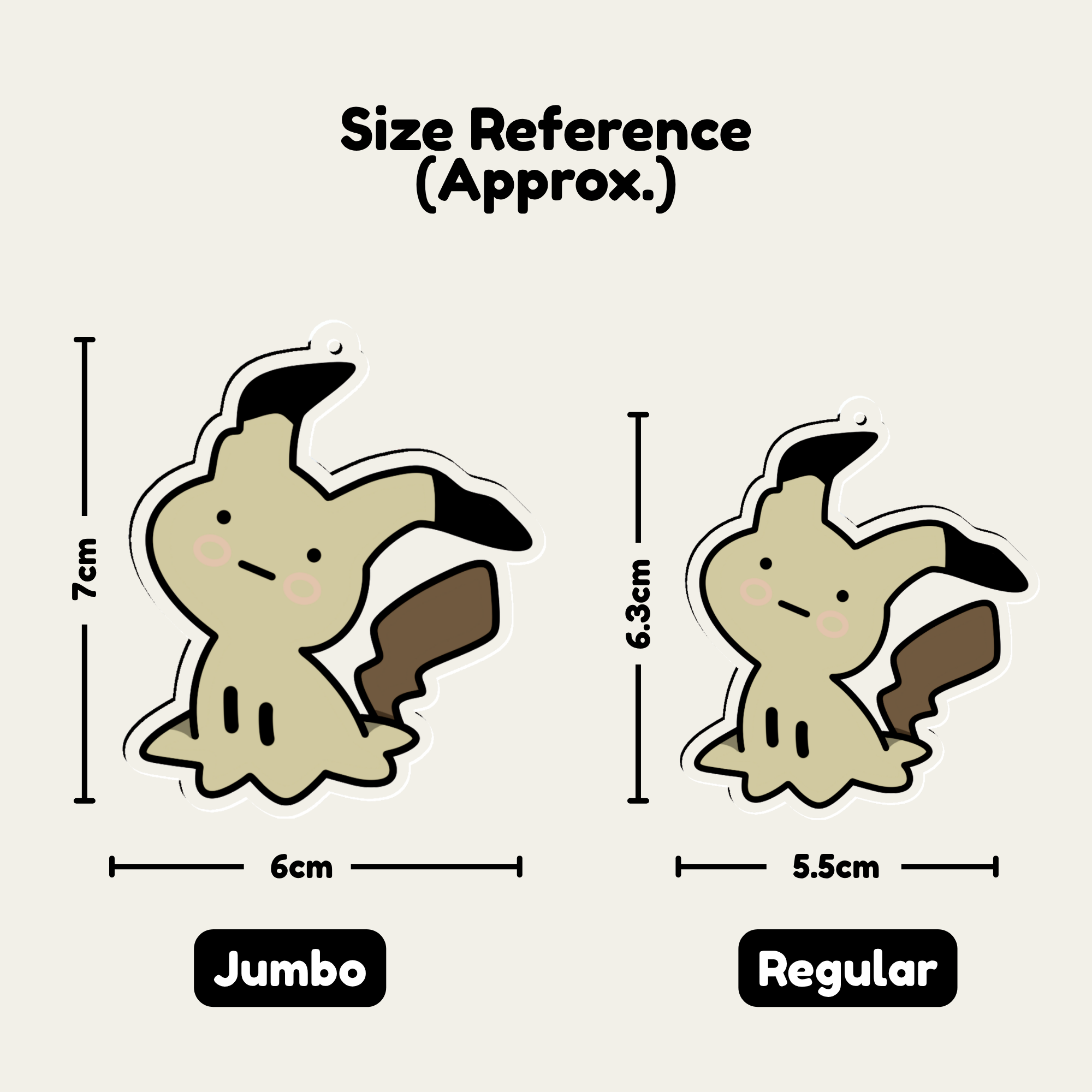 Mimikyu Keychain