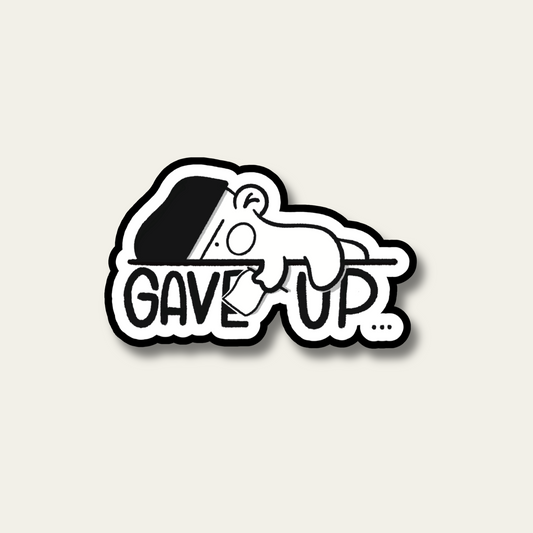 White Flag Sticker
