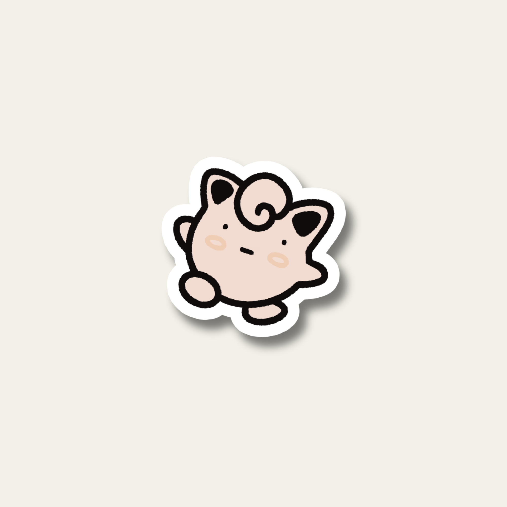 Jiggly Puff Sticker