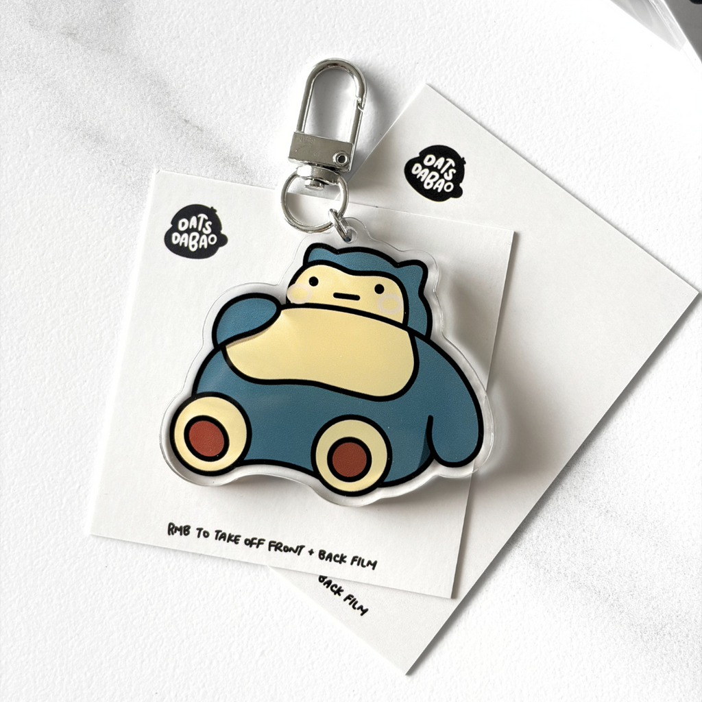 Snorlax Keychain