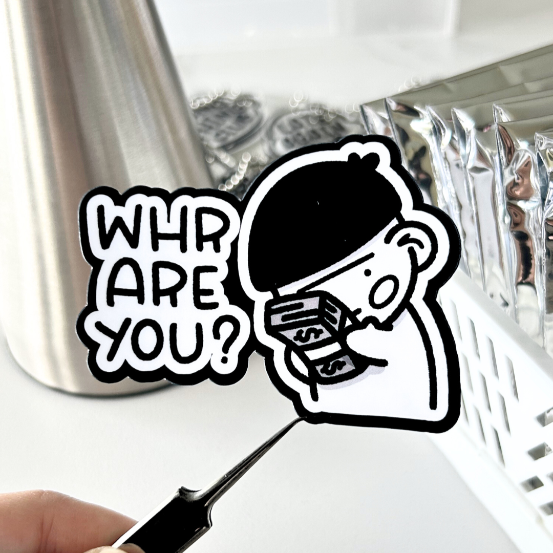 Where's My Money Bao Sticker
